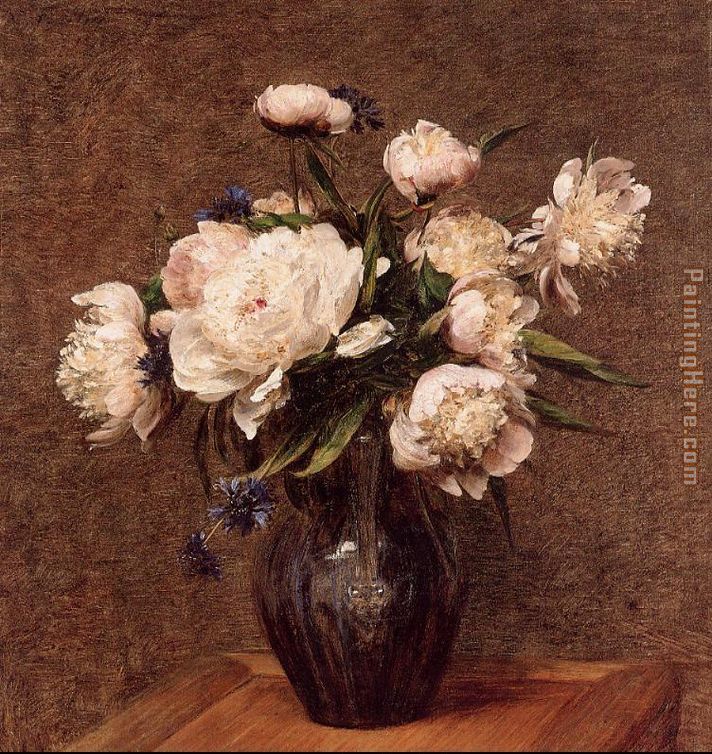 Bouquet of Peonies painting - Henri Fantin-Latour Bouquet of Peonies art painting